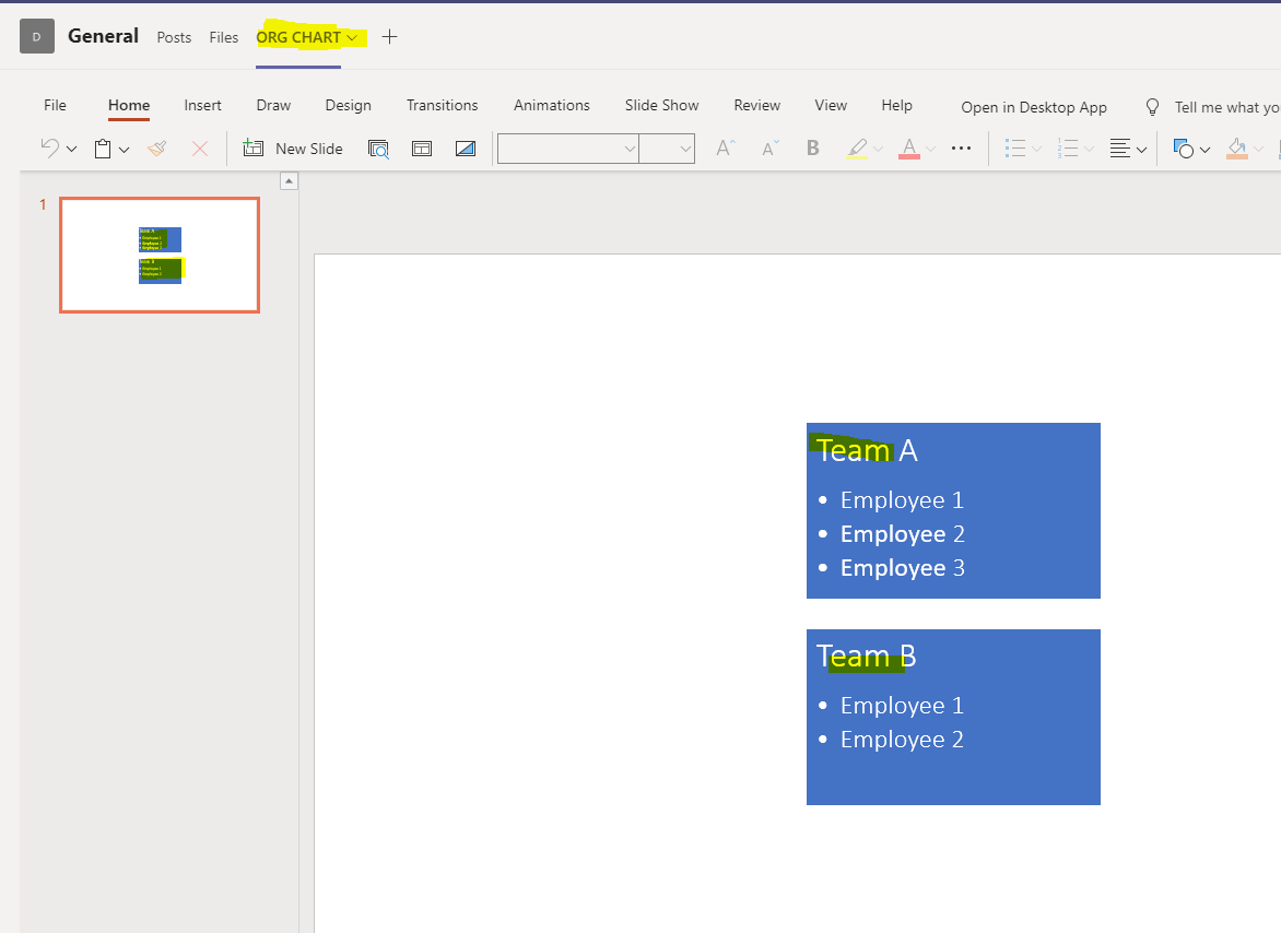 Inverted Org Chart view on Microsoft Teams - Microsoft Q&A