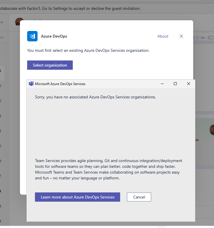 Linking an Azure DevOps workitem in a chat suddenly stopped working ...