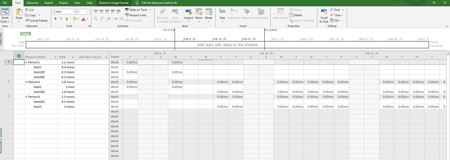 What is the best way to account for resource overlaps on tasks within ...