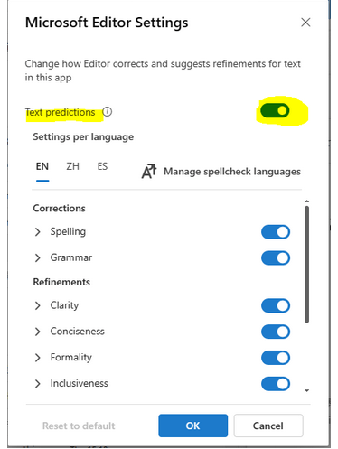 Where is the auto fill for my greeting go? - Microsoft Q&A