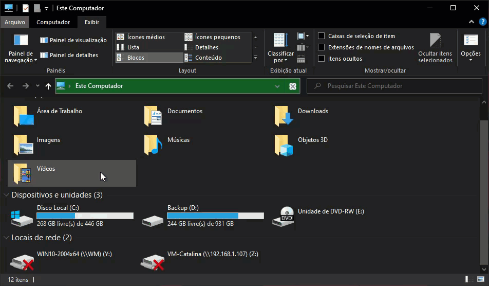 Windows Explorer | Barra do lado esquerdo sumiu!! - Microsoft Q&A