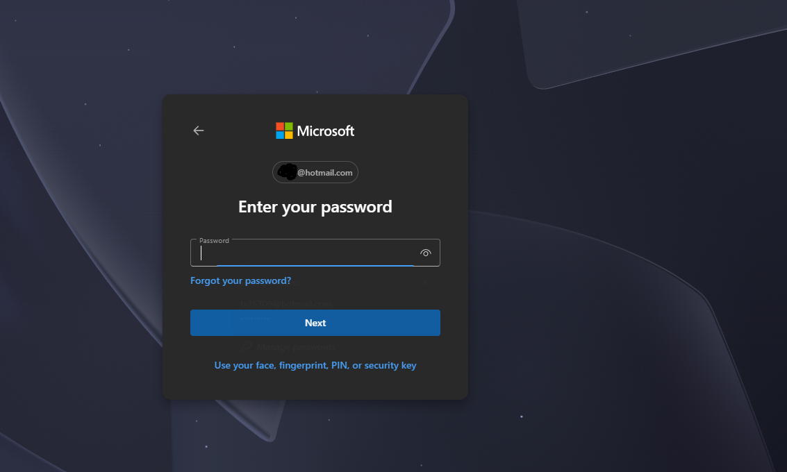 I can't reset my outlook email password, System issue with 2 Auth, I ...