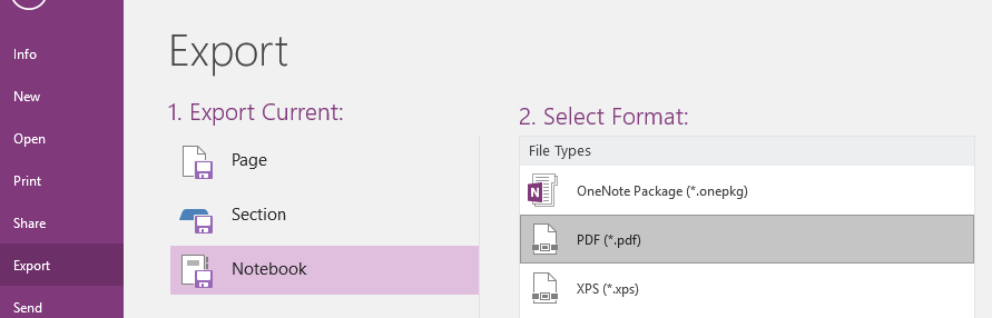 Converting Multiple OneNote sections/pages to Word - Microsoft Q&A