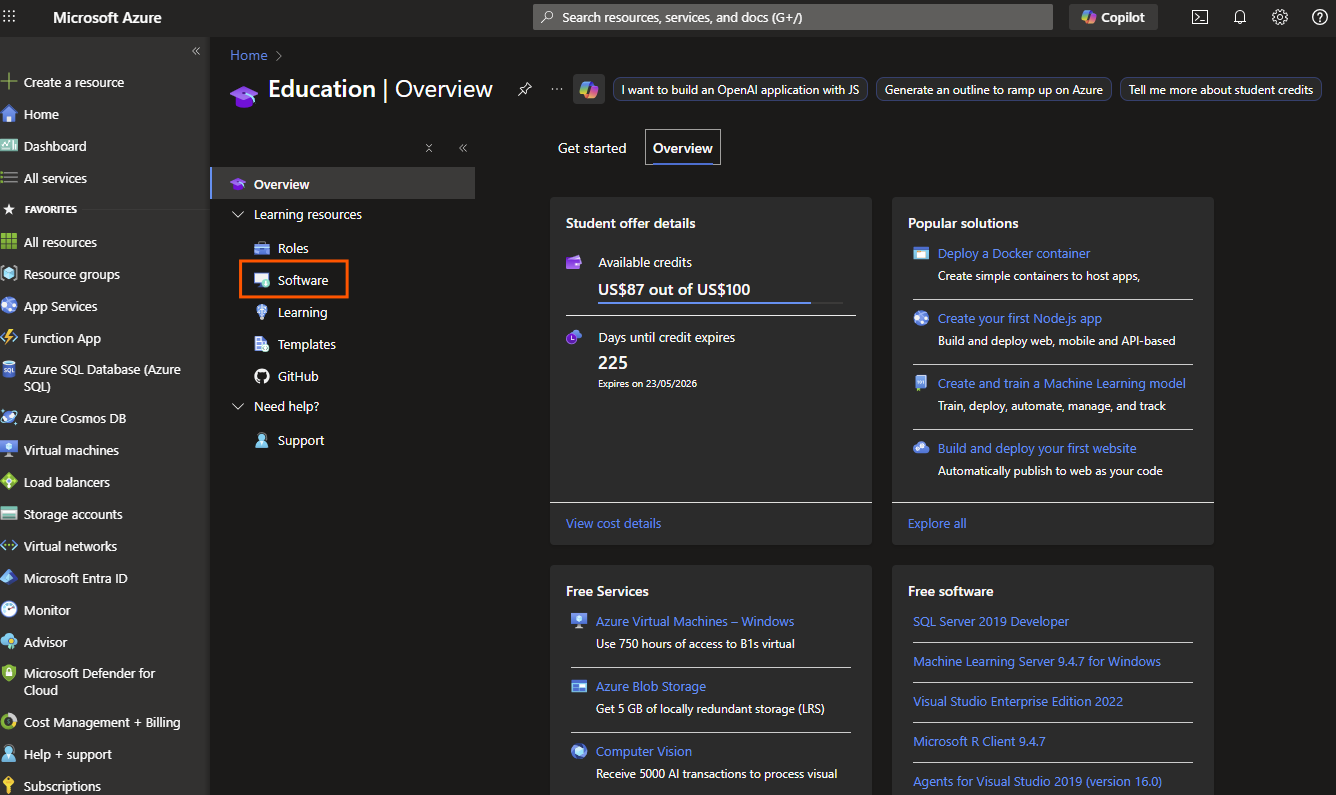 How to install and use Microsoft azure on my MacBook, I attend Strayer ...