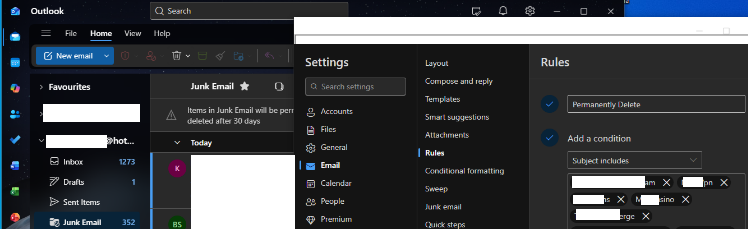 Managing Junk Mail - Microsoft Q&A