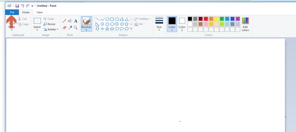 Microsoft Paint-- how to change the ruler to inches and centimeters ...