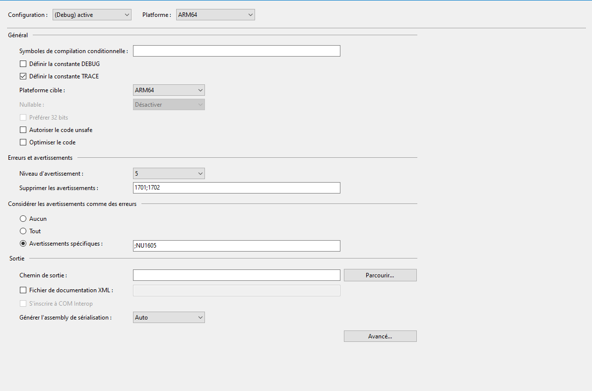 Visual Studio Setup for ARM64, nothing happens on run software ...
