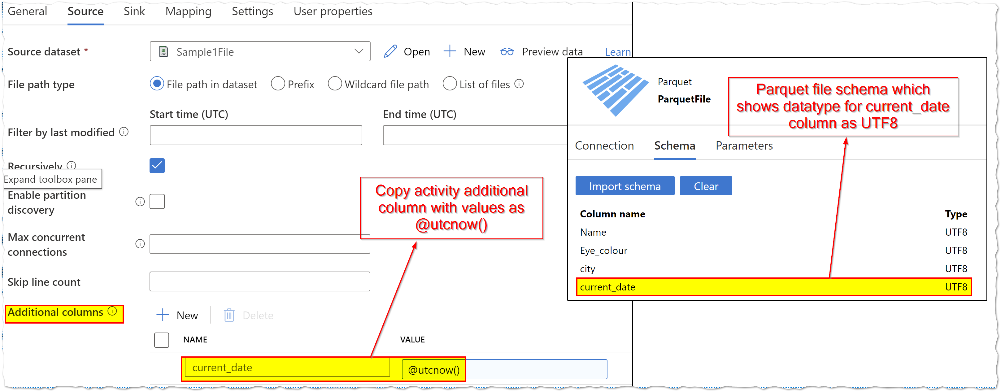 reading .parquet column in correct datatype Microsoft Q&A