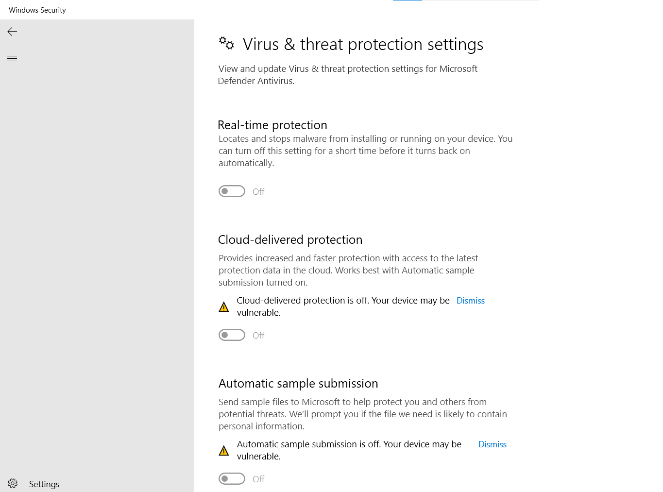 How to fix Microsoft Virus Protection and Microsoft Firewall ...