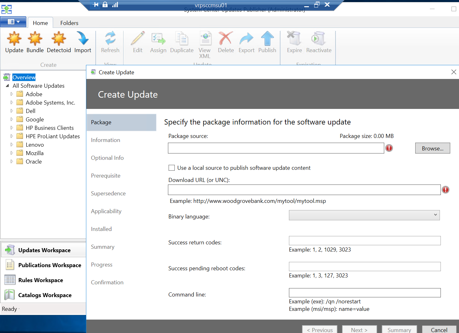 Third Party Software Update in Console SCCM error 193 - Microsoft Q&A