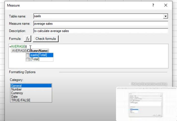 Excel power pivot when creating a new measures, auto suggest is not ...