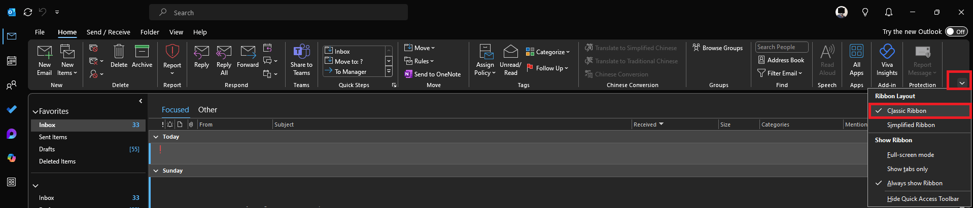 where is classic outlook - Microsoft Q&A