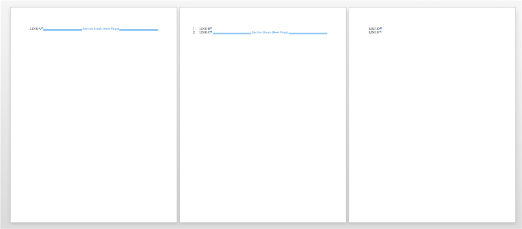 Unwanted Page Breaks When Inserting Line Numbers - Microsoft Q&A