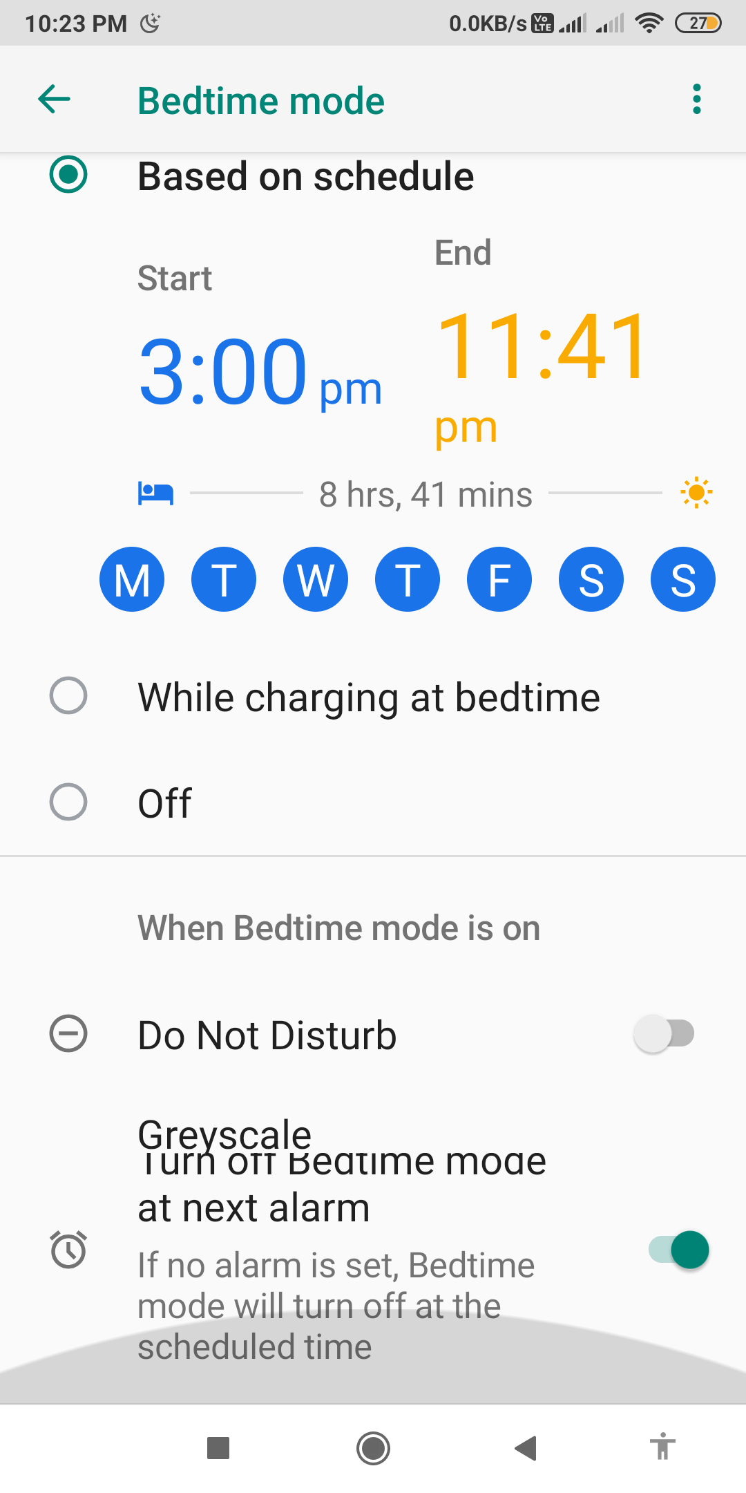 bedtime mode - Microsoft Q&A