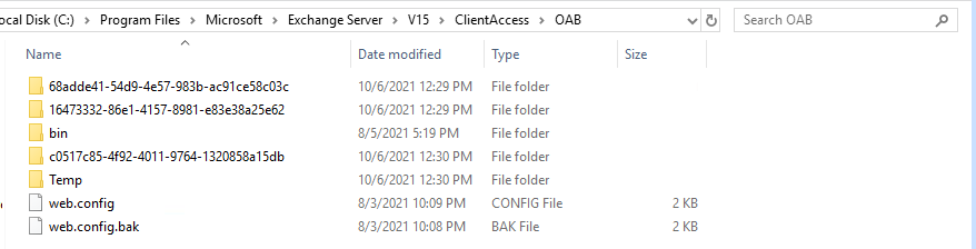 Unable to download OAB after migration (Exchange 2016 -> 2019). Error ...