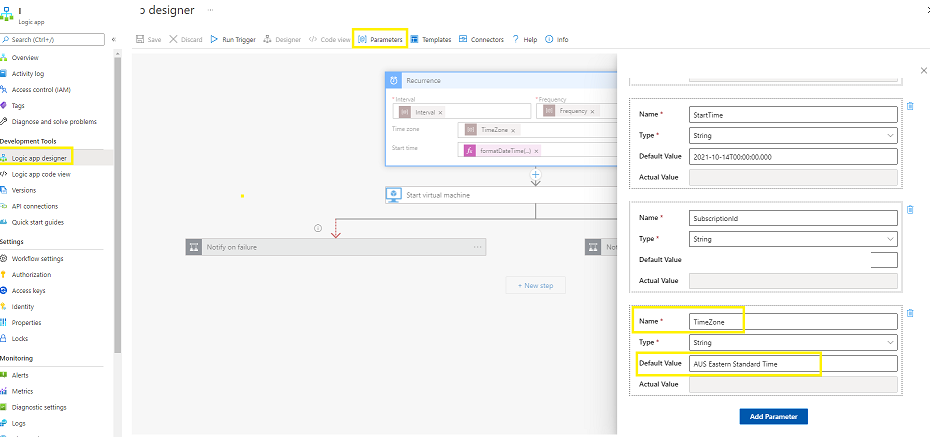 Timezones for AEST and AEDT incorrect in Azure VM Automation Tasks