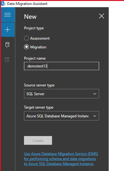 DMA and DMS From On-premise SQL Server to Azure SQL managed instance ...