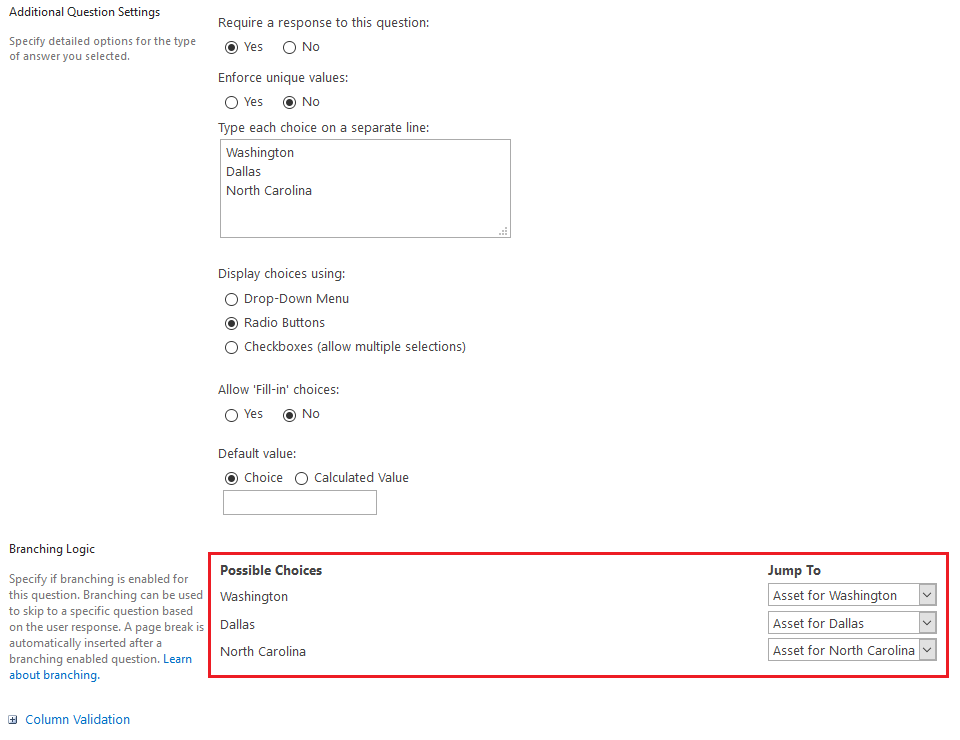 SharePoint Survey using data in Excel - Microsoft Q&A