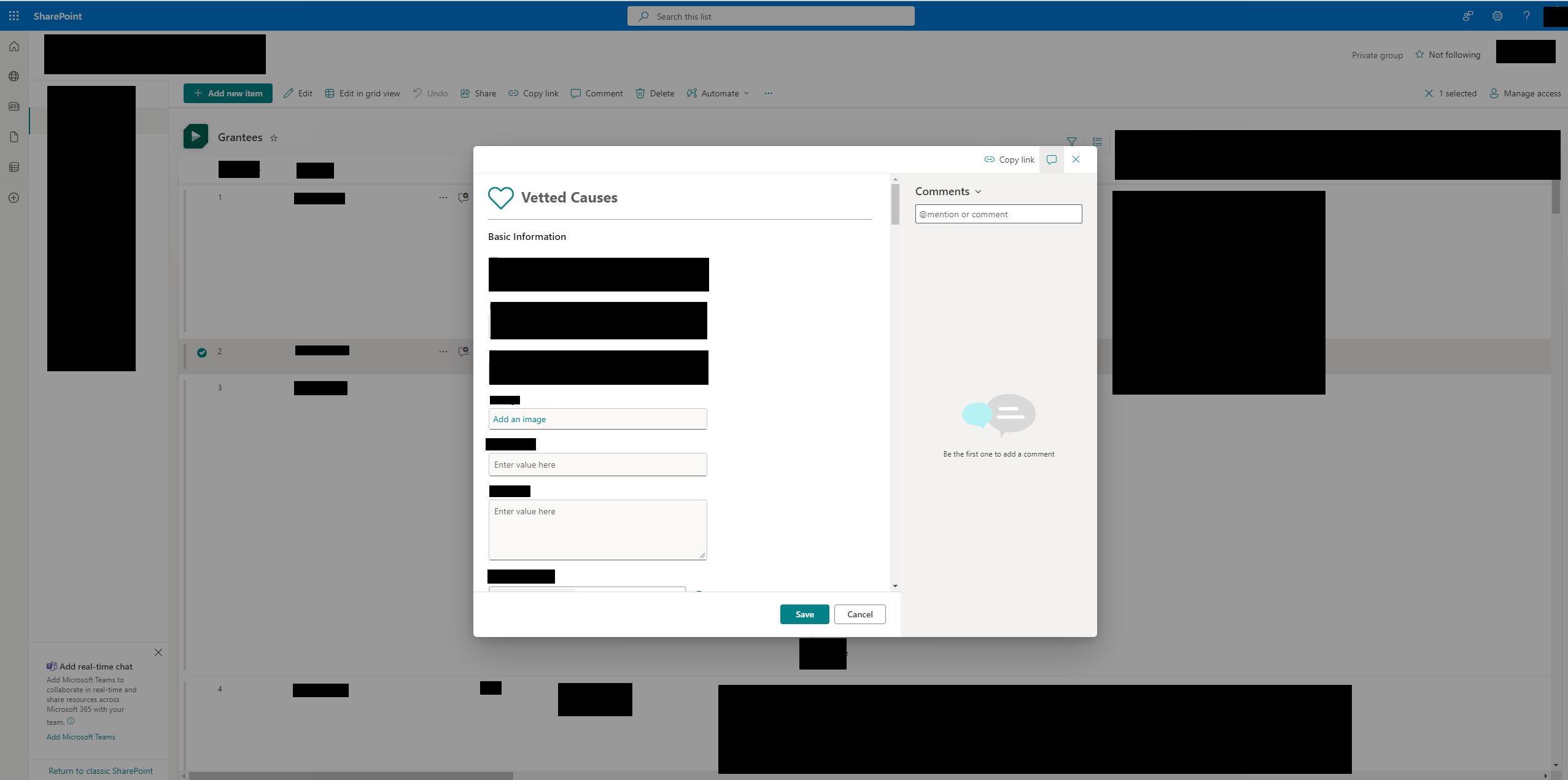 The popup on editing list items in new update is too small compared to ...