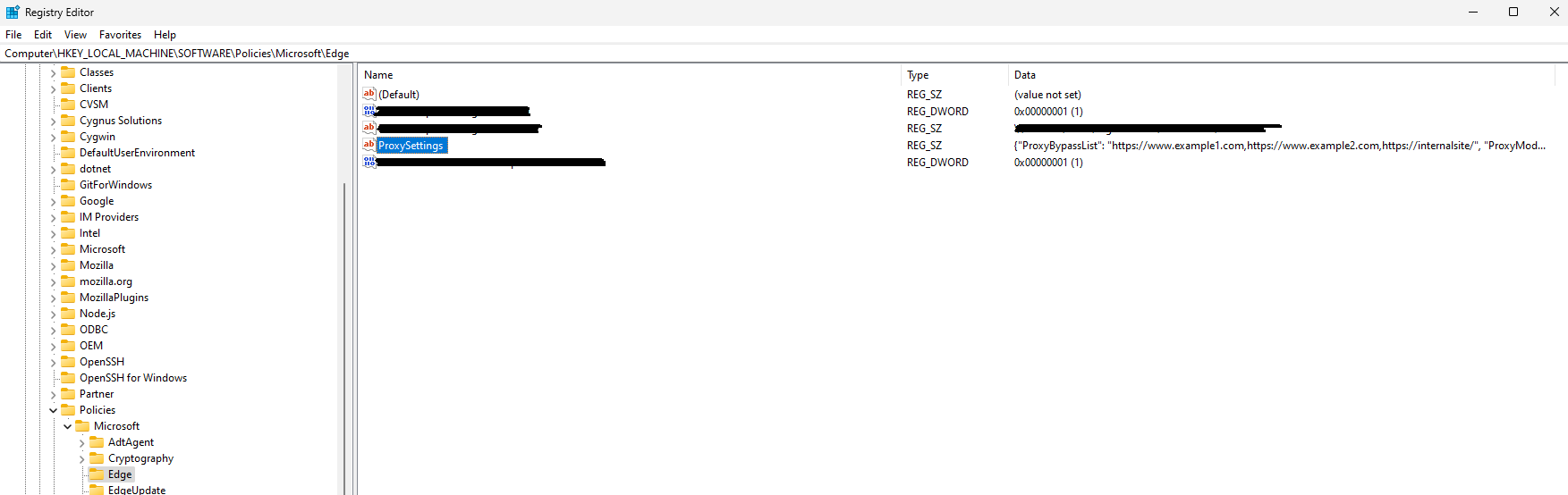 Prevent Edge from this local DNS resolution if the request is supposed ...