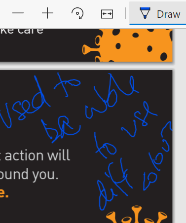 Using Draw in Edge on a pdf - Microsoft Q&A