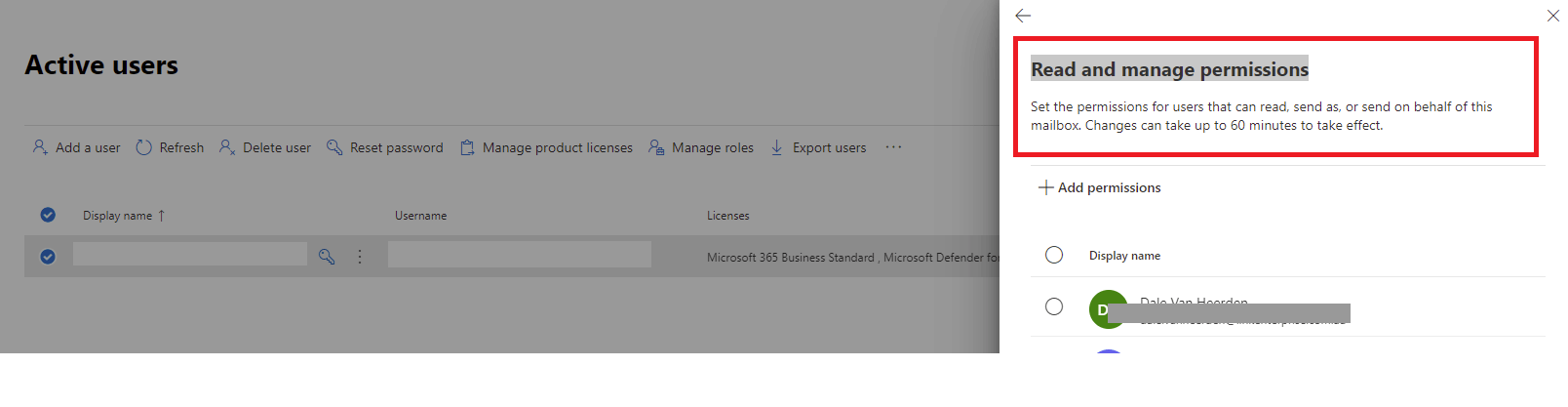 Mail Box Read and manage permissions - Microsoft Q&A