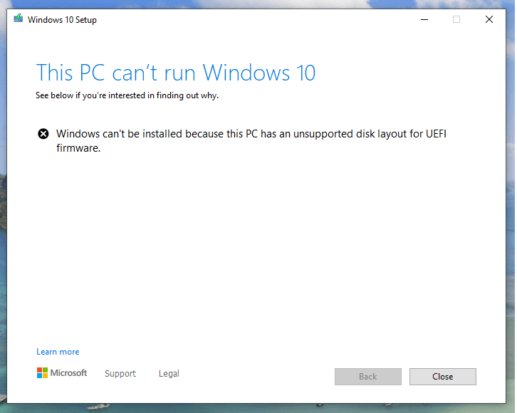 サポートが終了したWindowsのアップデートについて【21H1