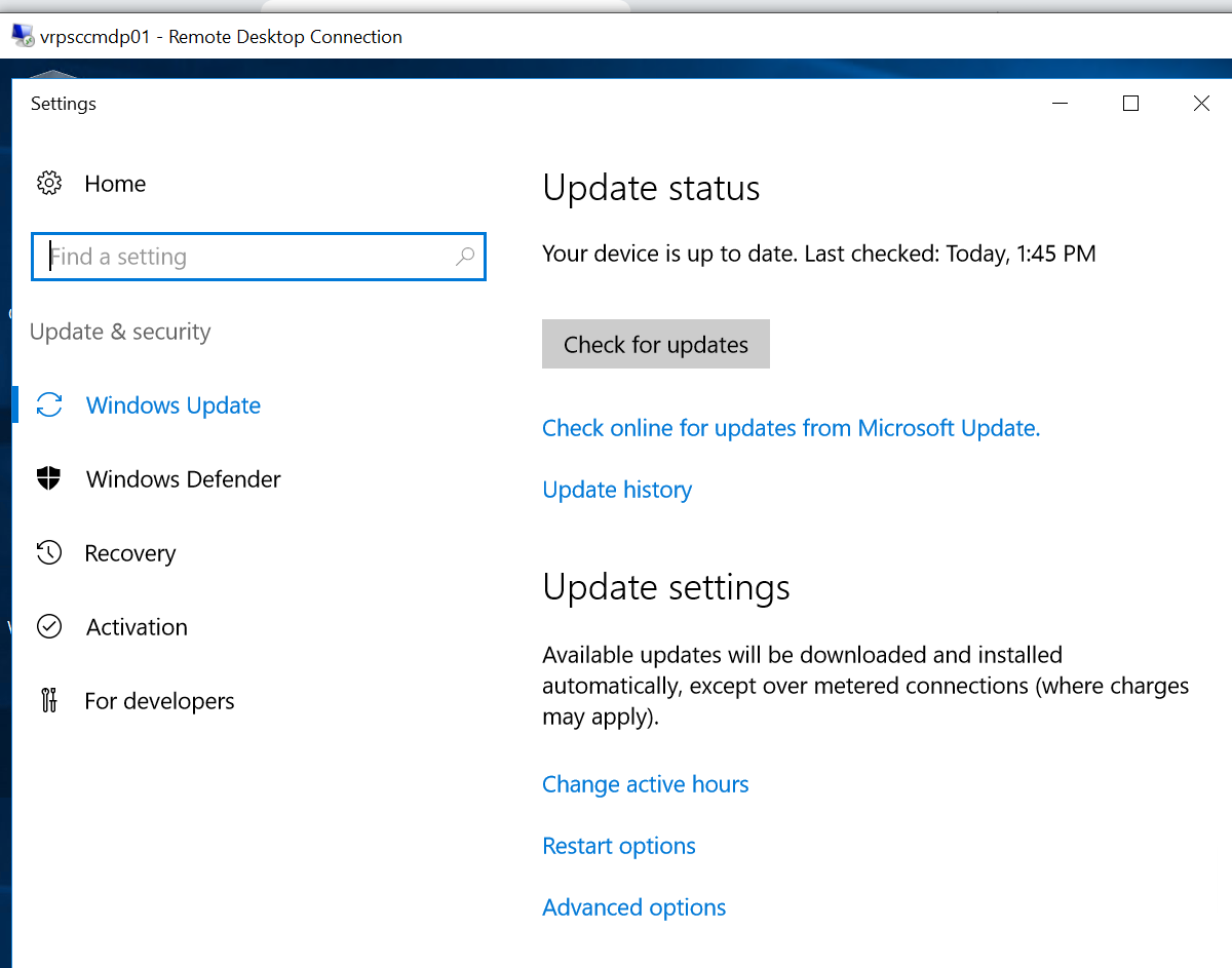 October Software Updates failed to be distributed to the Distribution ...