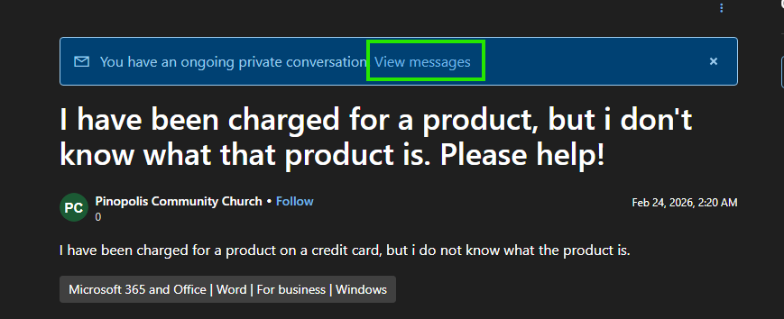 I have been charged for a product, but i don't know what that product ...