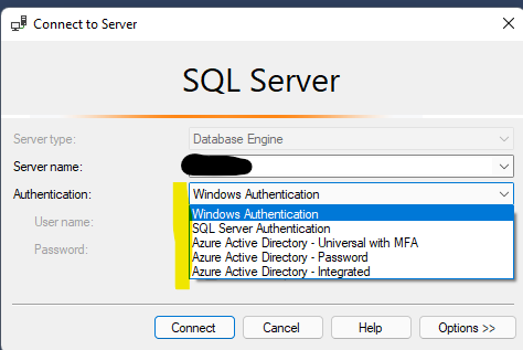 SSMS connection to AzureSQL database - ADAL error - Microsoft Q&A