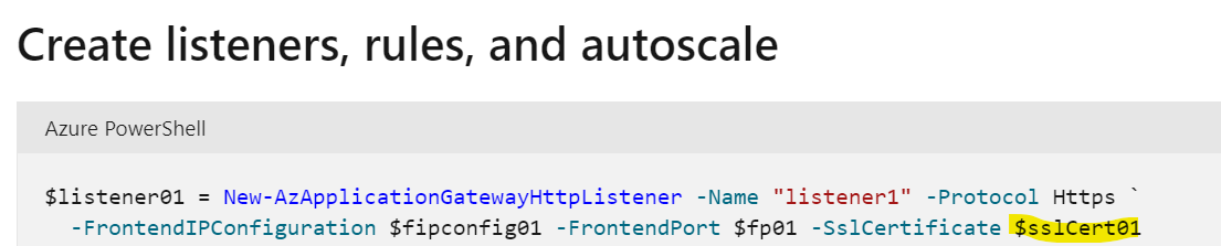 How to add a version-less keyvault certificate to an Application ...
