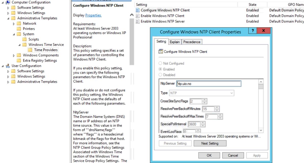 fjerkræ Beregn bånd remove ntp config and use pdc emulator - Microsoft Q&A