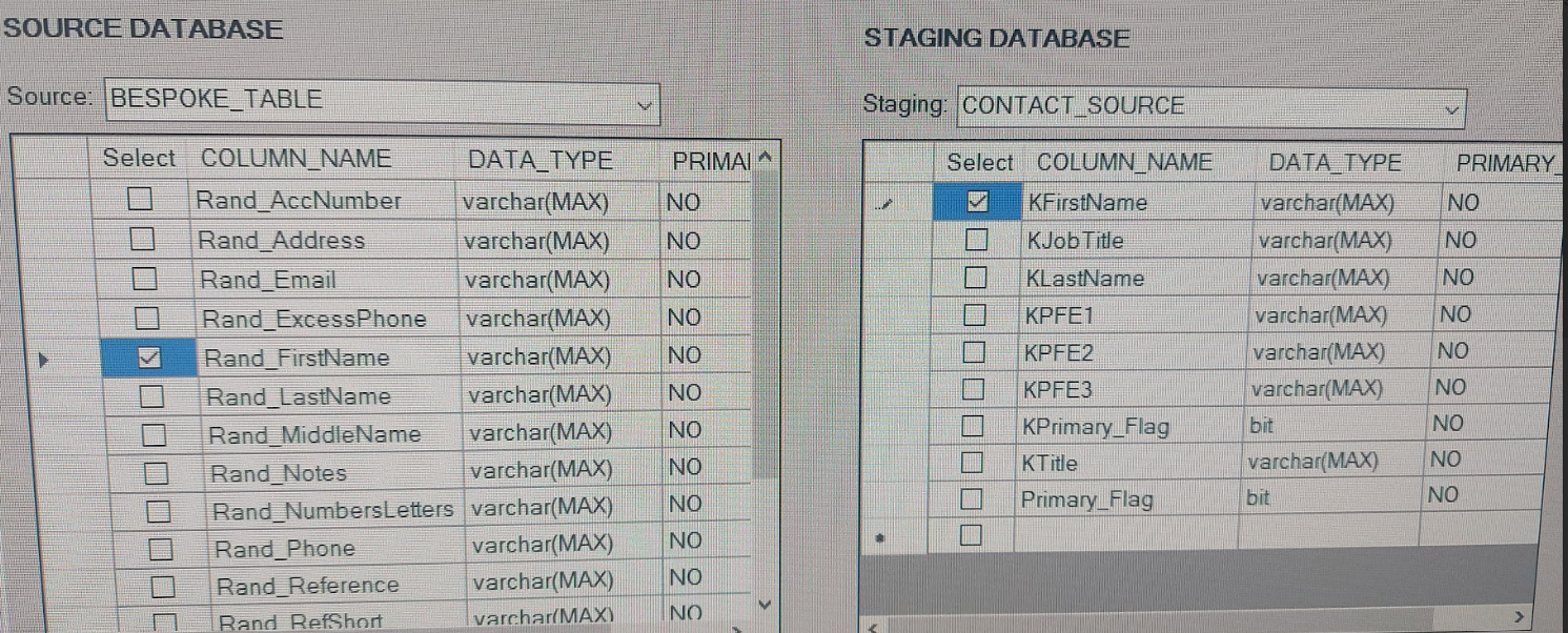 C Allowing only one row to be selected in checkbox coloum in each