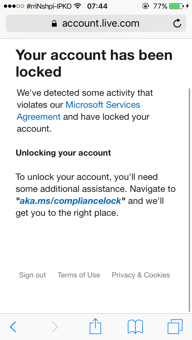 My account is locked - Microsoft Q&A