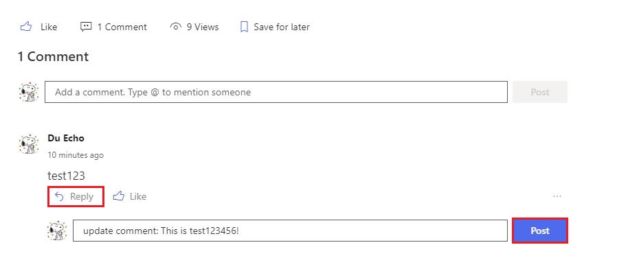 Sharepoint Online - comments - Microsoft Q&A