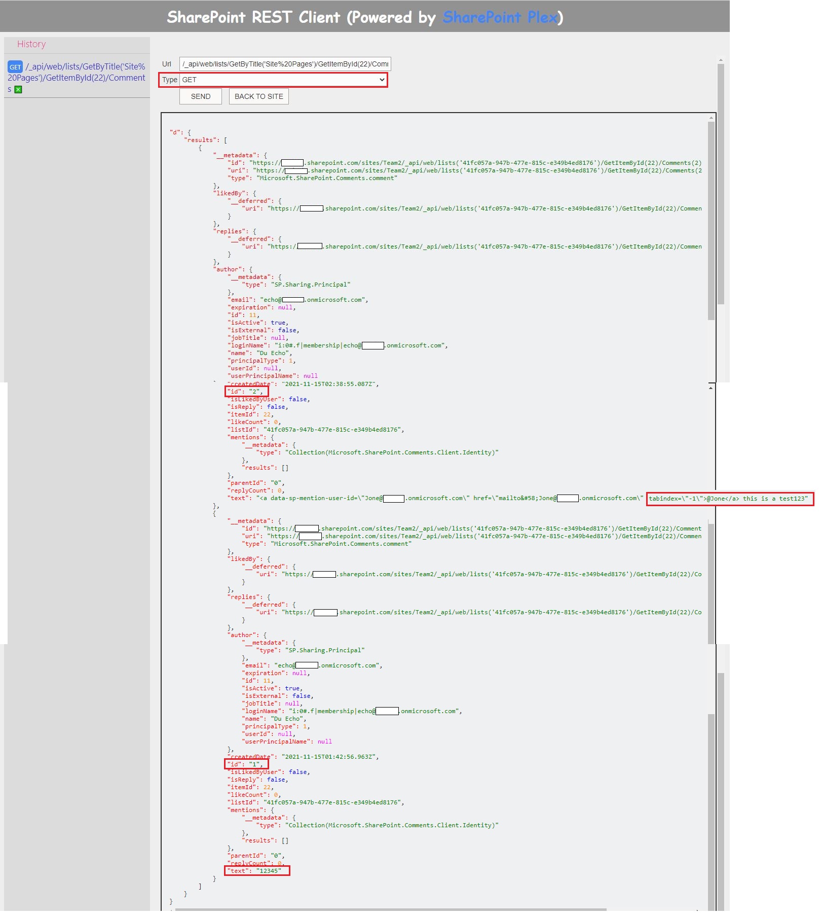 Sharepoint Online - comments - Microsoft Q&A