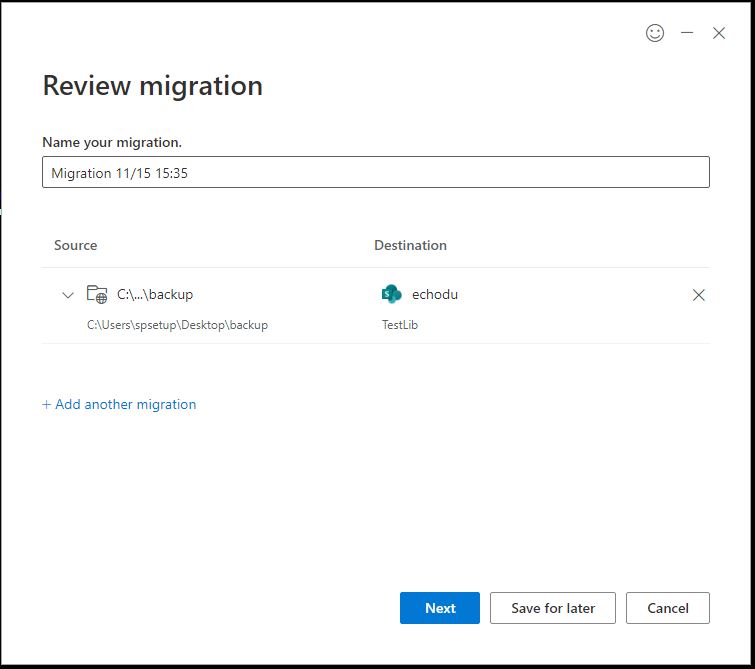 Microsoft Migration Module SPMT incremental migration - Microsoft Q&A