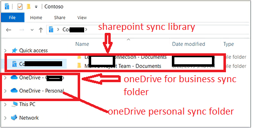 Why do I have 3 different OneDrive folders/icons in my file explorer ...