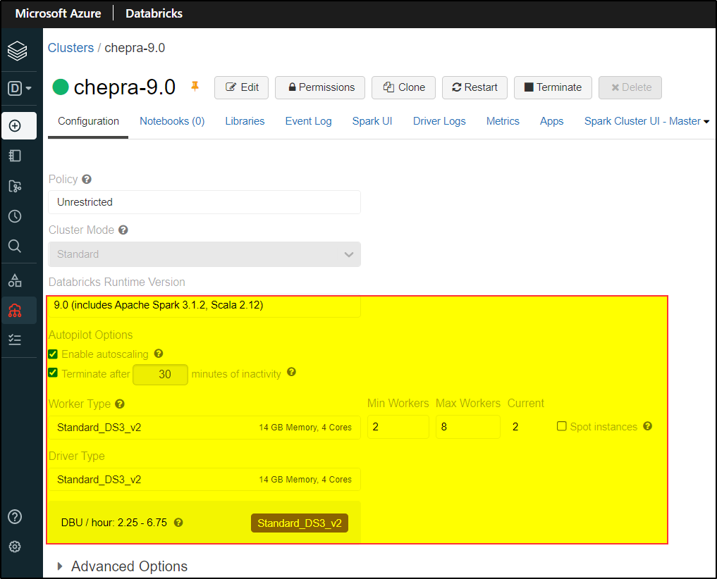 Execution time of ADB notebook - Microsoft Q&A