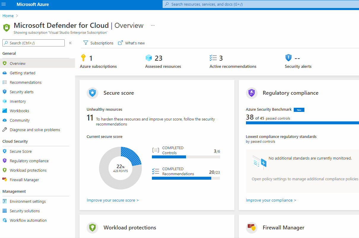 Microsoft Defender For Cloud Is Enabled At Subscription Level Can A Combination Of Both The Microsoft Defender For Cloud Is Enabled At Subscription Level Can A Combination Of Both The