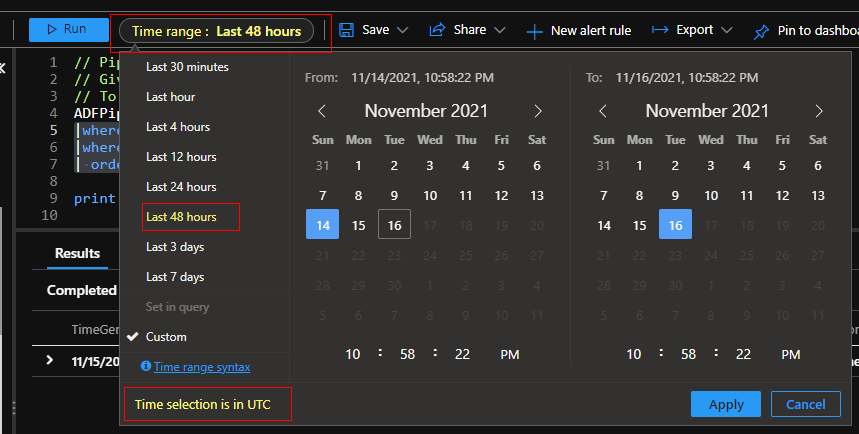 Rows missing in Log Analytics for Azure Data Factory - Microsoft Q&A
