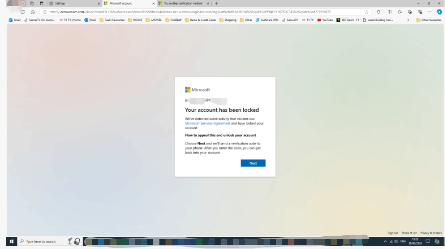 How to unlock my account - Microsoft Q&A