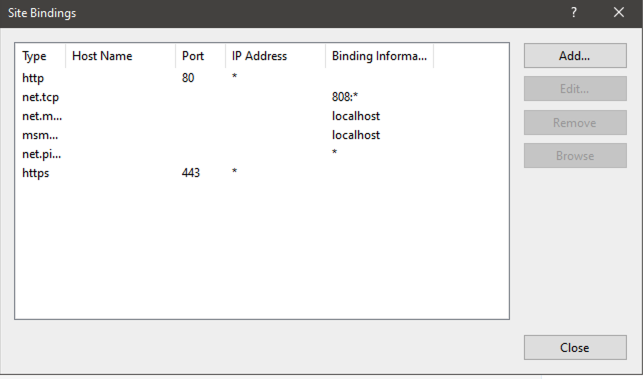 ConfigMgr default IIS WEB site with ? on the globe - Microsoft Q&A