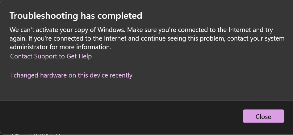 How to fix Windows activation - Microsoft Q&A