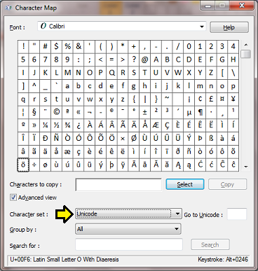 Charmap is limited to 221 characters and won't scroll - Microsoft Q&A