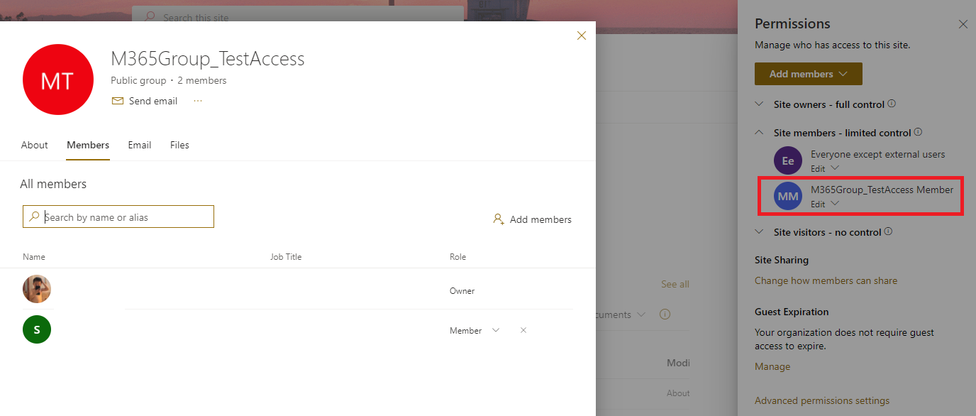 Access Denied accessing Team site - Microsoft Q&A