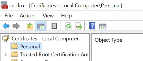 Questions about certificate in LDAP server personal store - Microsoft Q&A