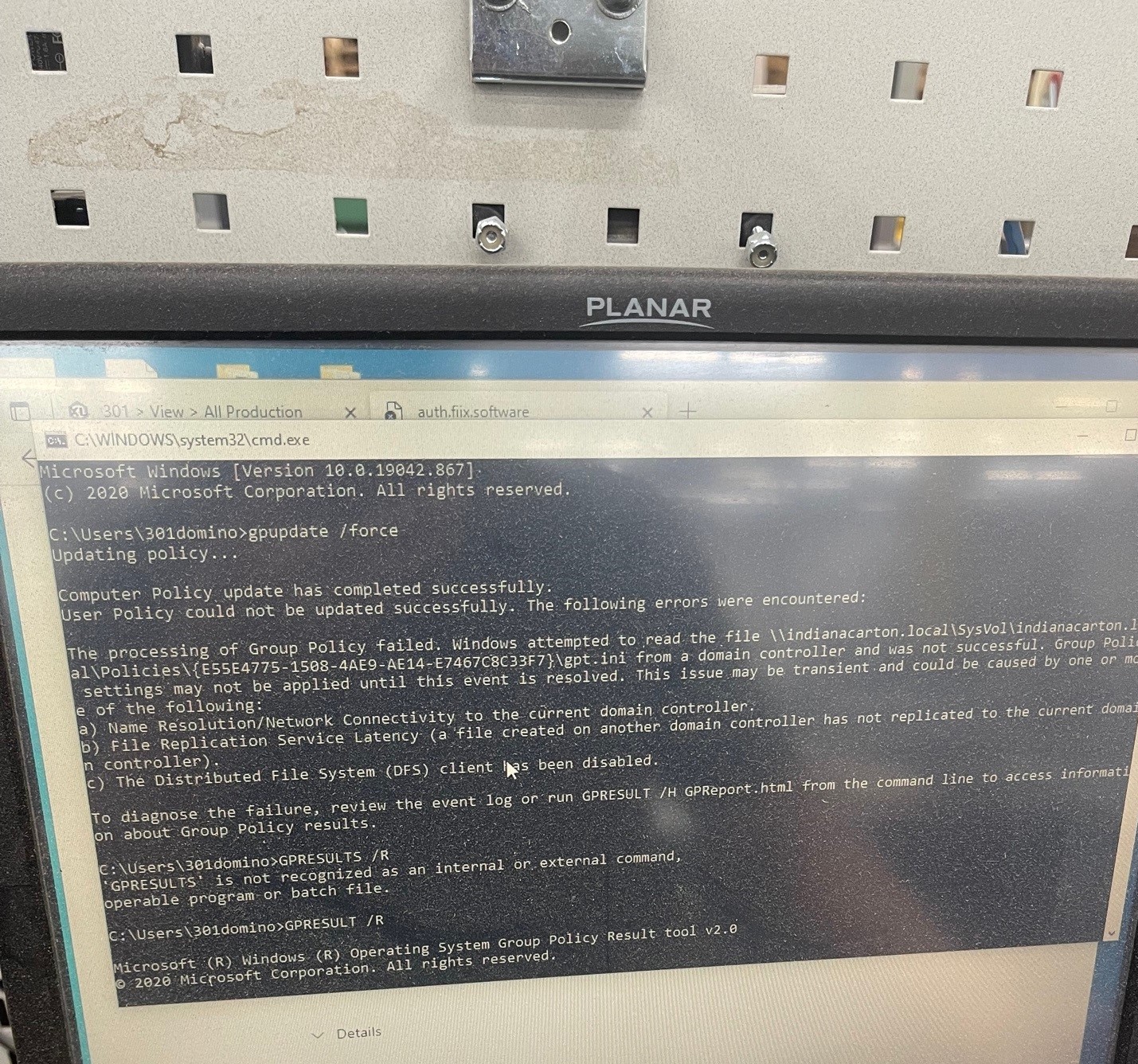 Failing to update group policy microsoft q a