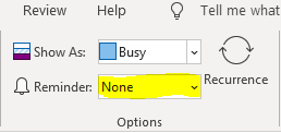 Outlook 365 having an issue with reminders not showing for meetings ...