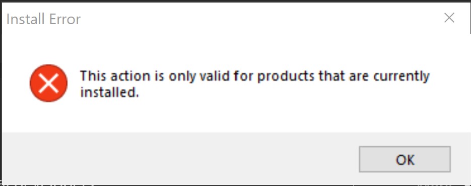 Why does the Visual Studio Installer think something isn't installed ...